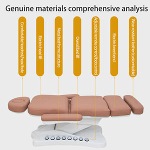 طاولة تدليك كهربائية بقاعدة أكريليك مع سرير سبا خفيف مع 3 محركات - Product Image 3