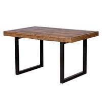 Pieds de table en métal noir moderne, en acier forgé, détachables, de forme industrielle, pour bureau, en gros, en verre, en fonte
