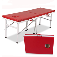 Table de massage pliable, lit de spa facial pliable multicolore avec trou pour le visage, pour salon et domicile