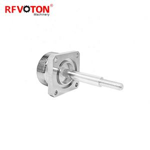 7/16 din 4 חור flange לוח הר ג 'ק עם 32 מ "מ m5 שיניים אורך השן Rf מחבר - Product Image 4