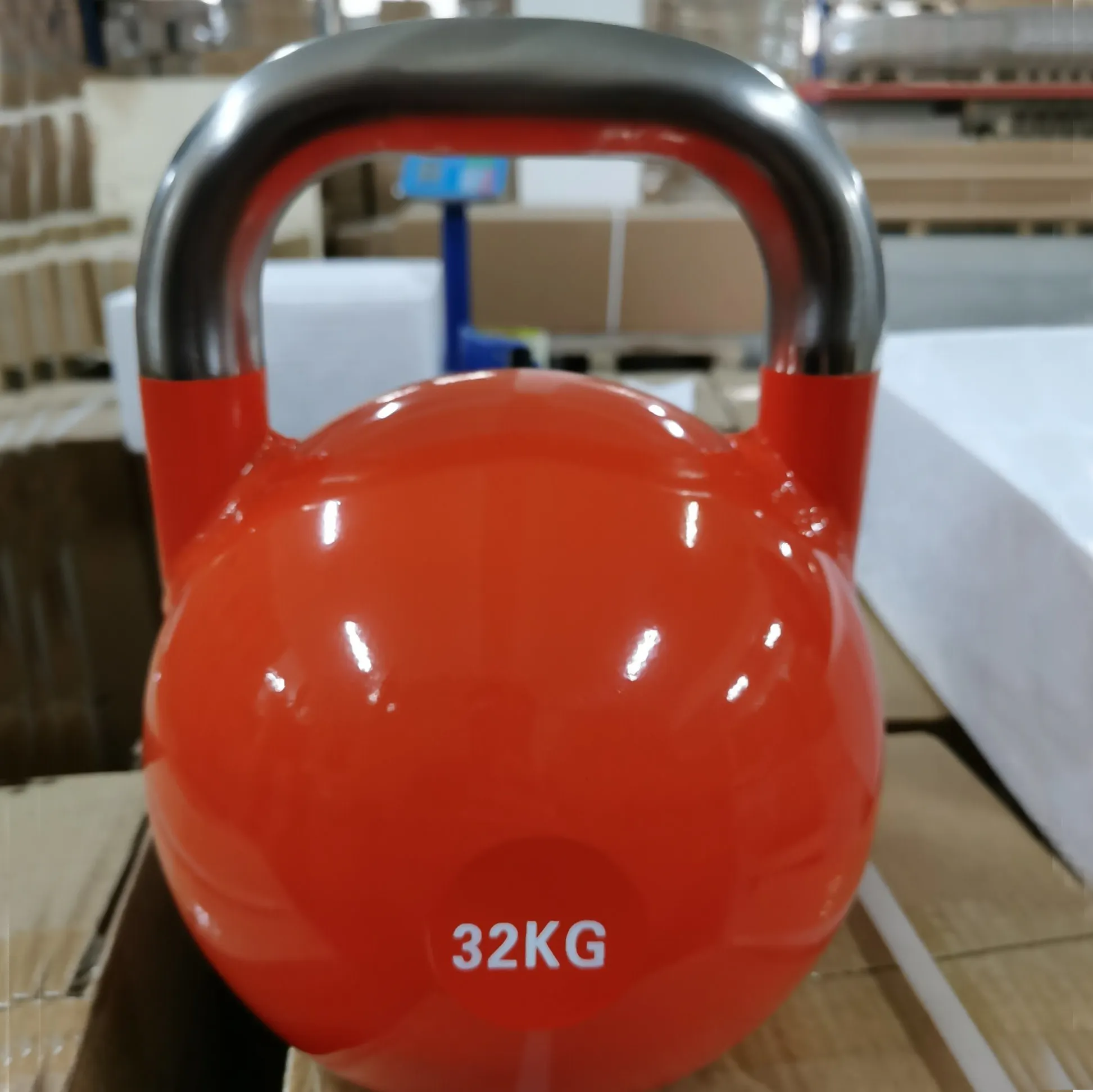 Home Gym Fitness Competencia Kettle Bell Logotipo personalizado Juego de kettlebell de hierro fundido