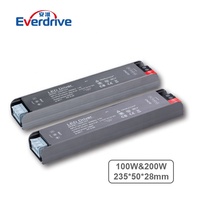 Controlador LED DE ALTO PFC 0,9 con terminal de cable de conexión rápida Slim Indoor SMPS 12V 24V 100W Fuente de alimentación LED industrial AC a DC