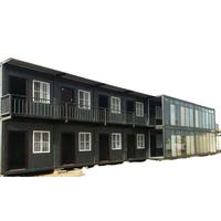 Très Grande Maison Mobile Pliable en Acier Préfabriquée Hôtel Camping Maison Pliable Pliable-Conteneur-Maison