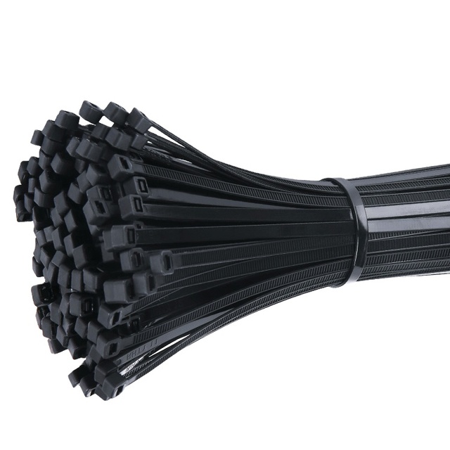Wholesale Hongxiang HXZD-8.8*600 Self-Locking Black Nylon Cable Tie CE Certified 18lbs/8Kg Tensile Strength 100pcs/bag