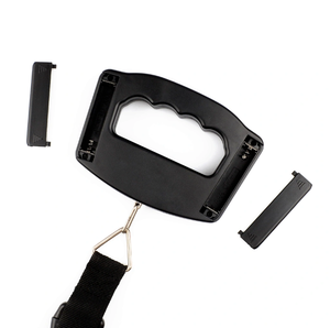 Balanza electrónica portátil de 110lb de doble unidad, construcción de acero, pantalla LED retroiluminada, LCD ABS de grado militar para control de equipaje OEM - Product Image 4