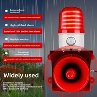 Alarme sonore et lumineuse à détecteur de présence humaine, infrarouge, antivol, volume réglable, haut-parleur à diffusion vocale