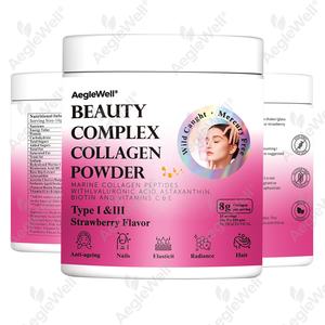 אבקת פפטידים קולגן aegelwell באופן טבעי אבקת קולגן לשיער, עור, ציפורניים ותמיכה משותפת - Product Image 4