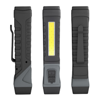 Lampe de travail en alliage d'aluminium, chargeur USB, batterie intégrée, étanche IP55, 5 modes, torche LED COB pour le camping en plein air