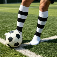 Chaussettes de football professionnelles pour l'entraînement et les matchs, respirantes, antidérapantes, avec amorti, logo personnalisé, chaussettes de sport d'équipe