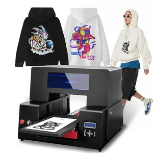 Wholesale Best Seller Tshirt A3 DTG Printer dtg printer 4 head small machines for home business