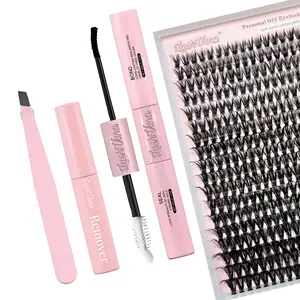 Wholesale Individual Lash Clusters Eyelash Professional Diy Lash Extension Pre-cut Segment Cluster Lashes