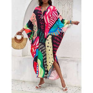 Vestito in Chiffon lungo fino al pavimento per feste Dubai cerimonie lavabili - Product Image 2