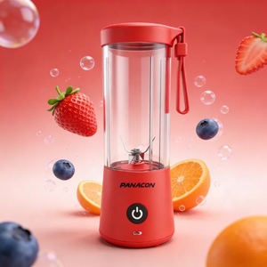 Licuadora Portátil Recargable por USB, 400 ml, Libre de BPA, Grado Alimenticio, 6 Cuchillas, Trituradora de Hielo, Resistente, Fácil de Limpiar, 2 en 1 - Product Image 1