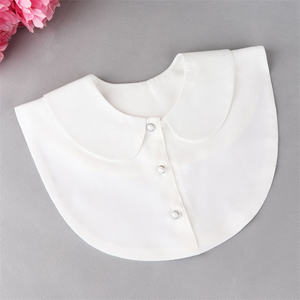 Camisa de algodón con cuello de moda desmontable, informal, venta al por mayor, ropa decorativa para mujer, tela, novedad de 2017 - Product Image 5