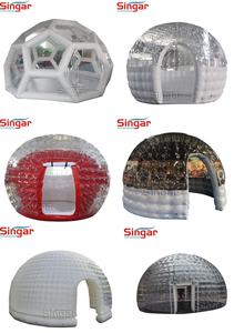 Dôme à bulles gonflable transparent de luxe en PVC avec pompe à air électrique, couleurs et tailles personnalisables, 10m pour la publicité - Product Image 6