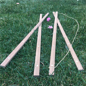 מסגרת כרזת מסגרת מגנבת בד אמנות הדפס תנועה פוסטר מעילי התלוי ערכת עץ טיק עץ ללוח השנה - Product Image 5