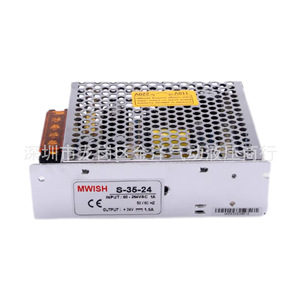 SZMW <b>Switching</b> Power Supply S-35-24 24V 1.46A AC-DC <b>Single</b> Output For Led <b>Lighting</b> - Product Image 2