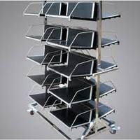 Haute qualité Anti Statique Chiffre D'affaires PCB Rack Panier Suspendu Chariot En Acier Inoxydable SMT Bobine ESD Anti Statique PCB Stockage De Voiture