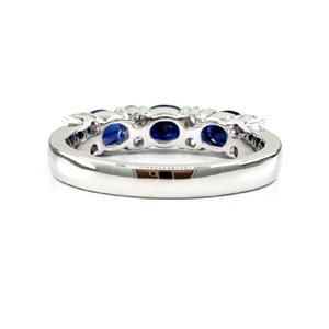 Bijoux sur mesure, logo personnalisé, meilleure qualité, or jaune massif 14 carats, diamant naturel, pierre de couleur, saphir, bague en grappe pour femme - Product Image 3