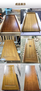 Puerta Interior Minimalista de Madera Maciza con Acabado de Superficie, Apertura Manual, Aislamiento Acústico - Product Image 2