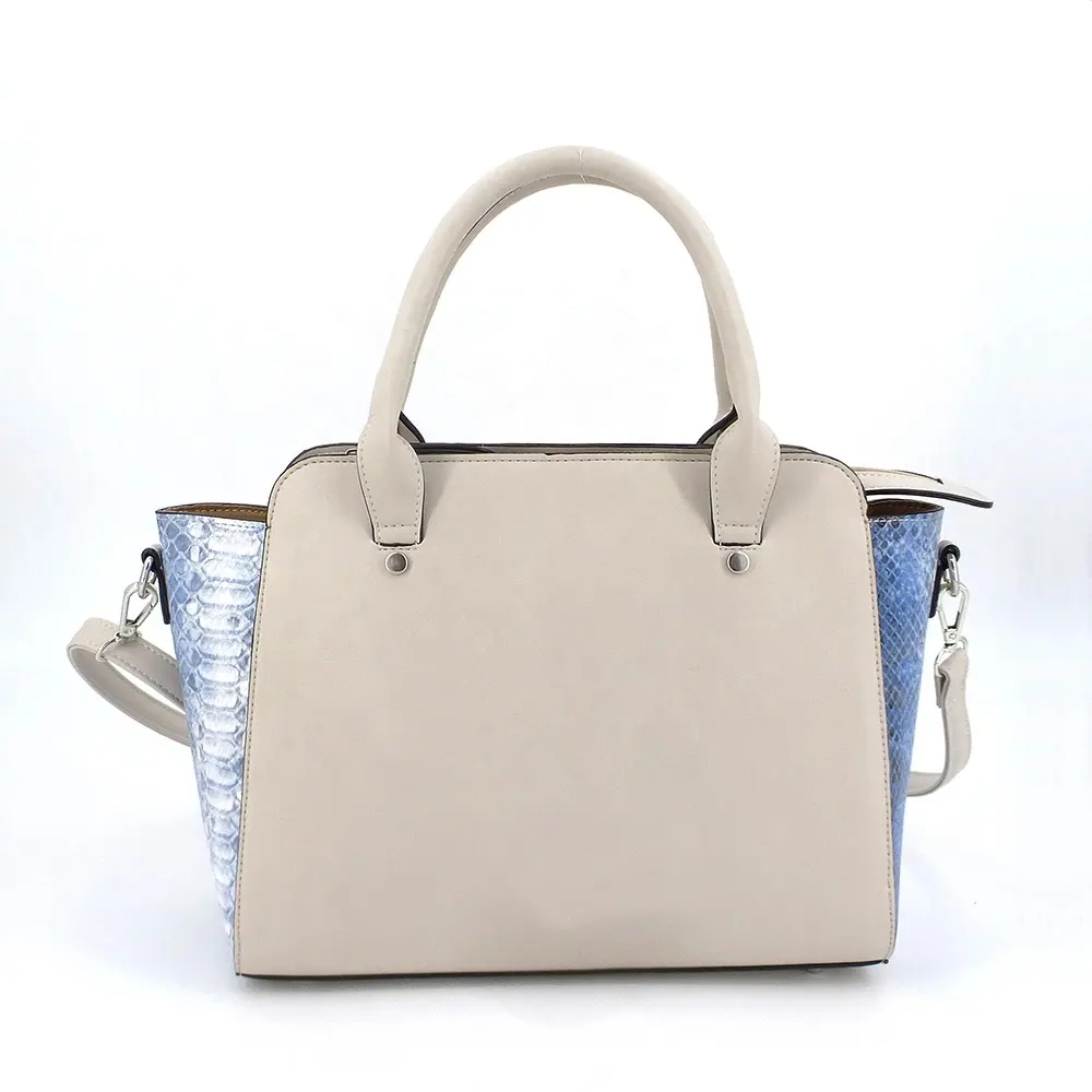 Moda lüks tasarımcı PU deri kadın çanta fabrika özel klasik tarzı yılan PU deri postacı çantası ile özel logo