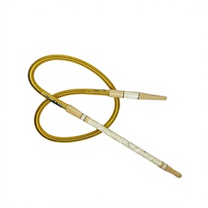 Authentic Handcrafted Khalil Maamoon Hookah - Solid Brass Core Ice Sharqawi <b>Sadaf</b> 1 Level Full Set (Silver & Gold) (101.6 cm) Fu - Product Image 4