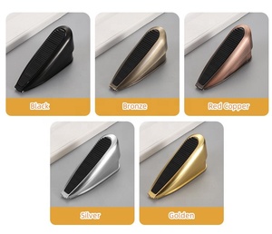 Butée <span class=keywords><strong>de</strong></span> <span class=keywords><strong>porte</strong></span> à ressort moderne anti-collision Support <span class=keywords><strong>de</strong></span> <span class=keywords><strong>cale</strong></span> <span class=keywords><strong>de</strong></span> <span class=keywords><strong>porte</strong></span> sans poinçon <span class=keywords><strong>Porte</strong></span> mobile coupe-vent en caoutchouc noir épaissi antidérapant - Product Image 5