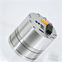Actuador de articulación robótica personalizado de 120 Nm, actuador de transmisión armónica de 83 mm, doble codificador absoluto de 48 V para piezas de robot humanoide y manipulador