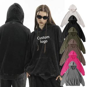 Sudadera con Capucha Extra Grande para Hombre, Diseño de Dibujos Animados, 350GSM, Invierno, Logotipo Bordado, Ecológica, 100% Algodón Felpa - Product Image 1