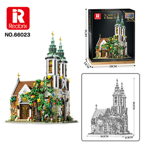 Reobrix NO.66023 Iglesia de San Andrés, 3056 Piezas, Juego de Bloques de Construcción Educativos DIY, Luces LED, <span class=keywords><strong>Arquitectura</strong></span> Clásica, Modelo MOC, Juguete - Product Image 2