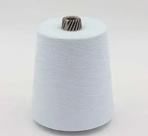Çin fabrika yüksek kaliteli çorap ipliği dope boyalı % 100% Polyester inceltilmiş iplik çorap