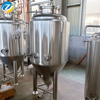 Système de brassage ZJ 300L en acier inoxydable 304 316L, réservoir de fermentation pour la fabrication de bière et la distillation d'alcool