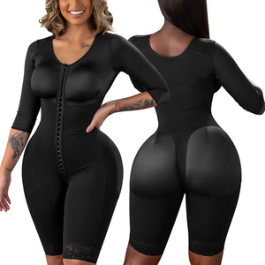 Dropshipping Post Surgery <strong>Tummy</strong> <strong>Tucker</strong> Snatched Bodysuit Posture Corrector Belt Colombian Shapers Shapewear for Women - Product Image 1
