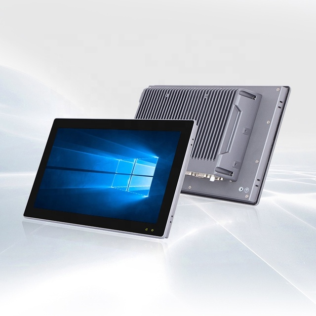 Ipctech 21.5 Inch Capacitive Touch Screen Panel Pc Embedded Industrial IP65 Waterproof Touch Pc