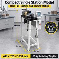 Machine de test de cisaillement direct du sol motorisée, à quatre stations, équipement de laboratoire géotechnique professionnel