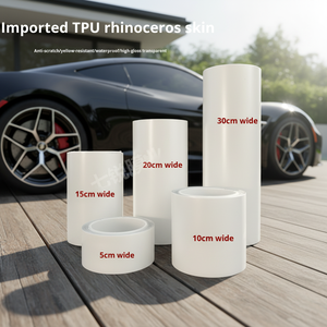 <span class=keywords><strong>Housse</strong></span> de protection transparente auto-adhésive en TPU pour véhicules électriques, motos et voitures, panneau de <span class=keywords><strong>porte</strong></span> 10/20/30cm, une pièce, ajustement OLIVER - Product Image 2