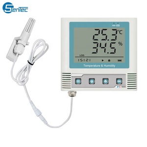 SENTEC SEM234 Capteur de température et d'humidité mural en plastique avec écran OLED Communication RS485 IP55 Utilisation en intérieur - Product Image 6