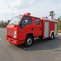 Nouveau camion-citerne à eau diesel de petite taille 7001-10000L 2 tonnes, camion de pompiers de secours d'urgence JMC à double cabine pour caserne de pompiers