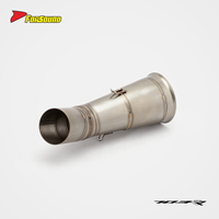 Système d'échappement de moto Forsound Factory à prix de gros, silencieux en acier inoxydable Zontes703RR style MotoGP, tuyau de pot d'échappement court en forme de couronne
