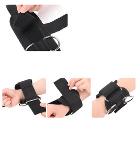 Hard-lift Fitness Belt Weightlifting <b>Pull</b>-<b>up</b> Wrist Guard Silicone Anti-slip Grip Belt Horizontal <b>bar</b> Palm protection - Product Image 4