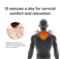 Masseur cervical électrique sans fil Dispositif de traction cervicale gonflable Soulagement de la douleur cervicale Fournitures de soins de guérison