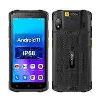 Terminal portable Android 11 IP68 NFC RFID 8 cœurs, scanner de codes-barres 1D/2D, inventaire d'entrepôt, écran 720x1440, 380g, en stock