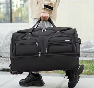 Wheeled <b>Rolling</b> Duffel <b>Bag</b> With Expansion Durable Design High Quality Travel Luggage <b>Bags</b> For Long Distance Trip - Product Image 1