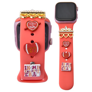 Venta caliente Taylor Singer <span class=keywords><strong>SWIFT</strong></span> metal Watch Band charms Bling charms para <span class=keywords><strong>Apple</strong></span> Watch Band Decoración - Product Image 1
