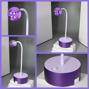 Lampe à ongles LED UV rechargeable, nouvelle génération, avec capteur automatique, colorée, pleine de diamants, pour la manucure en salon - Product Image 2