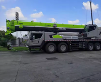 Machinerie de levage robuste, grue sur camion Zoomlion ZTC800H à 4 essieux et 7 sections, 80 tonnes, pour les projets de construction
