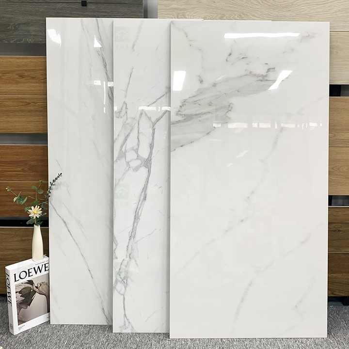 Blazonne White Marble Porcelain Tile 60 x 120cm