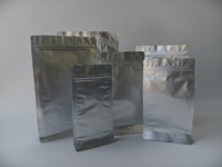 Sachets en aluminium de qualité alimentaire pour grains de café, sacs refermables à fermeture éclair avec encoche de déchirement