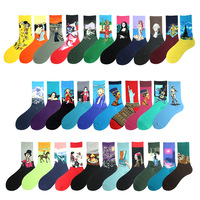 Chaussettes personnalisées en gros pour hommes – Chaussettes amusantes et tendance pour hommes, style Hip Hop, dessins animés, Skarpety, chaussettes de dessin animé pour hommes