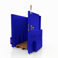 Magasin de palettes automatique haute efficacité, distributeur de palettes automatique pour ligne d'emballage automatisée en entrepôt